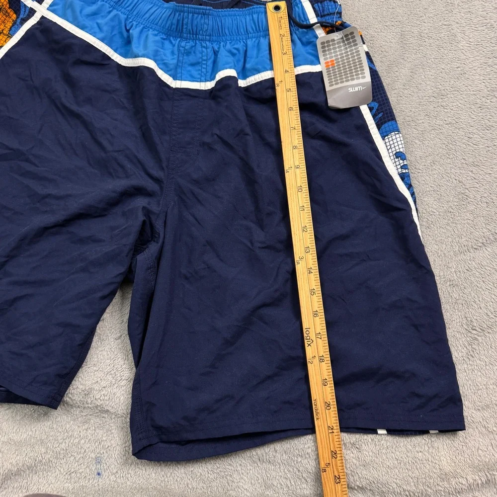NWT Nike Men's Swim Trunks Size XXL Blue With‎ Liner and Drawstring
